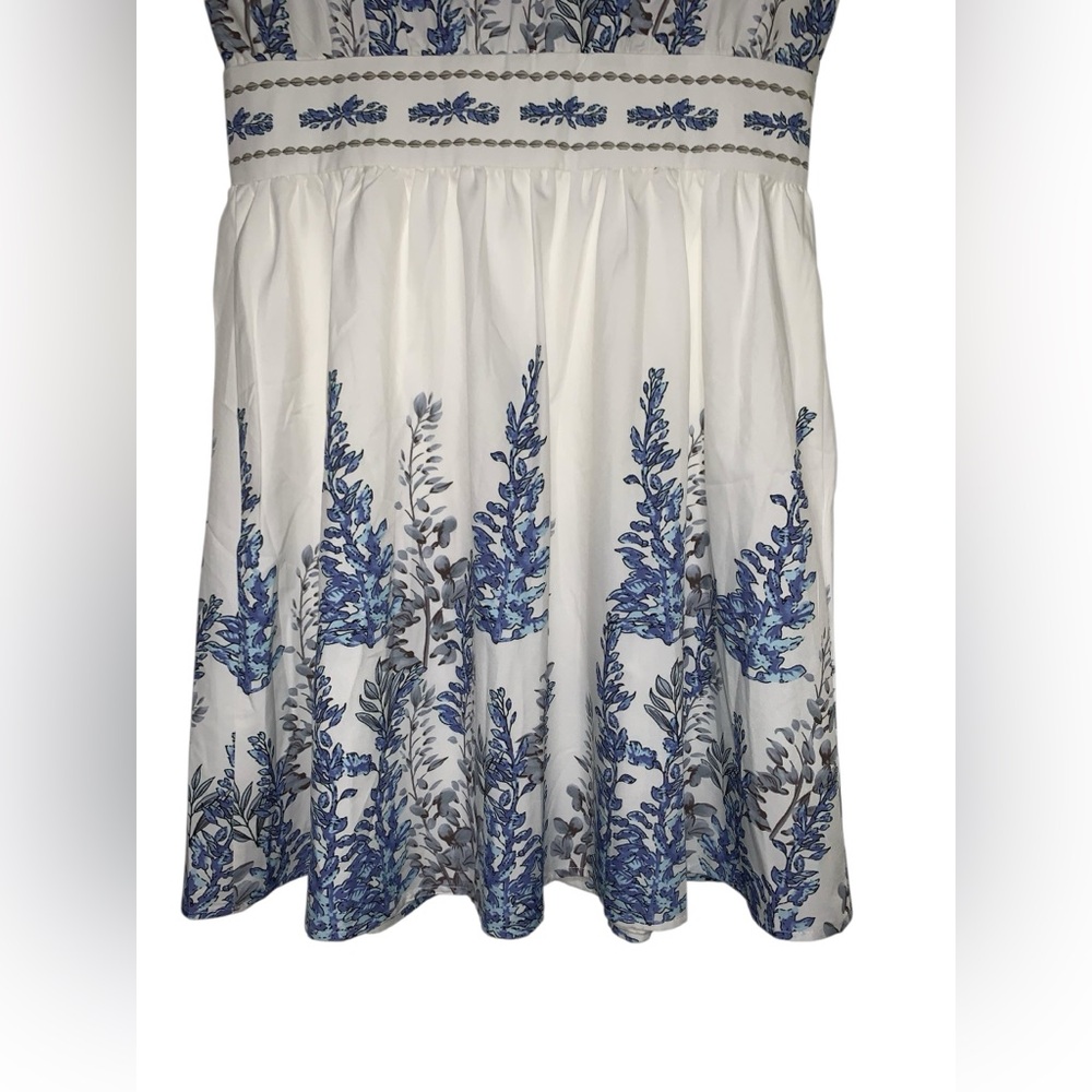 SHIEN VCAY Plant Print Sleeveless Dress Size M - Picture 10 of 12